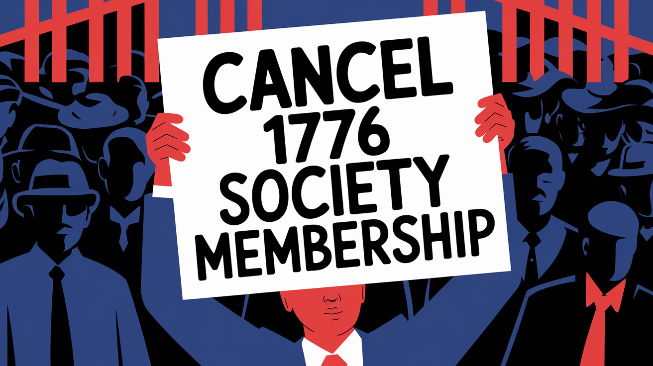 Cancel 1776 Society Membership